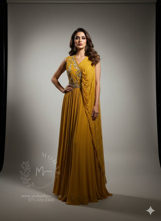 Mustard Yellow Gown
