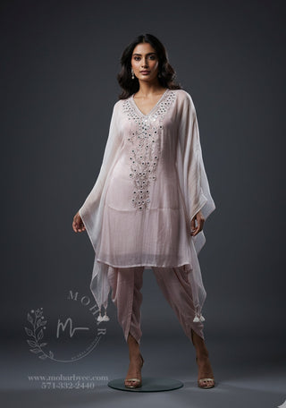 Light Blush Pink Indo-Western