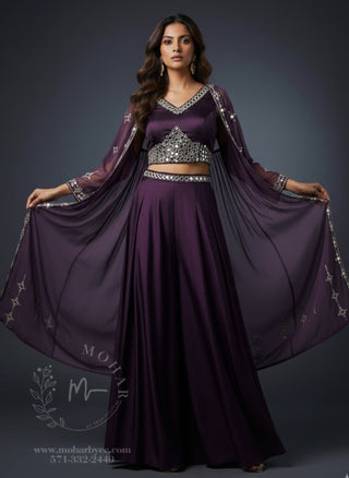 Royal Purple Indo-Western