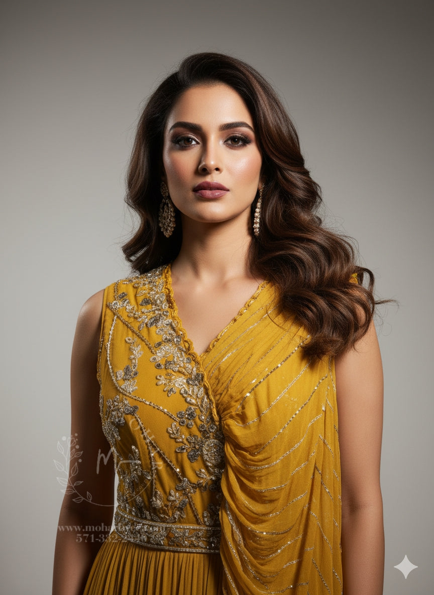 Mustard Yellow Gown