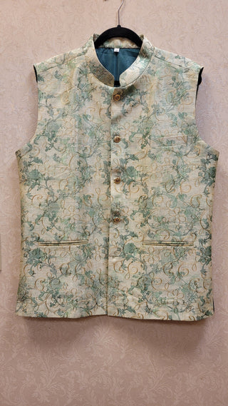 Green Vest with self design