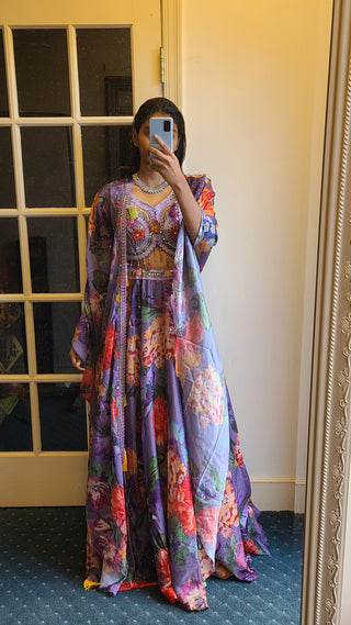 Chic Indo-Western Lehenga with Statement Coat