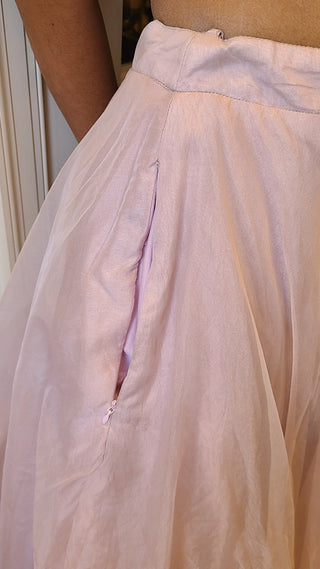 Chic Indo-Western Lehenga with pockets