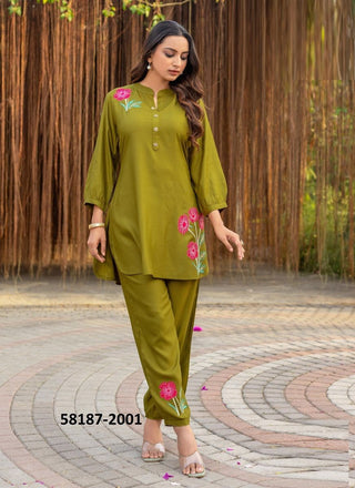 RICH LOOK - Catalog # 58187 (Set of 4 Tops With Bottoms) by Brand WOOGLEE FASHIONS