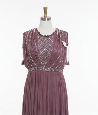 Deep Wine/Plum Shade Gown