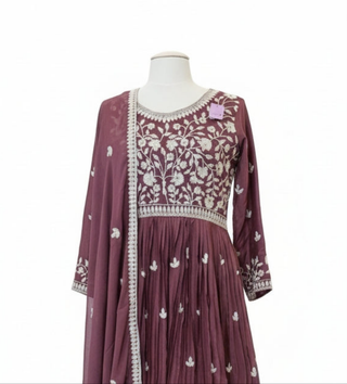 Deep Maroon Anarkali Suit