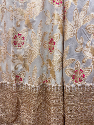 Pure silk benarasi embellished Lehenga Set