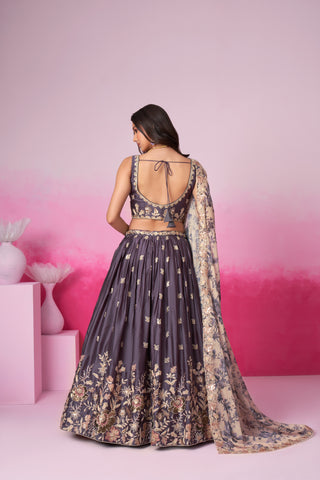 Satin Silk Lehenga