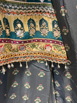 Heritage Hues Multicolor Sharara Set