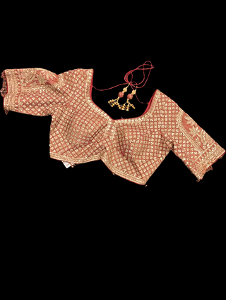 Ivory & Mustard Sequin Embroidered Bridal Lehenga with Red Dupatta