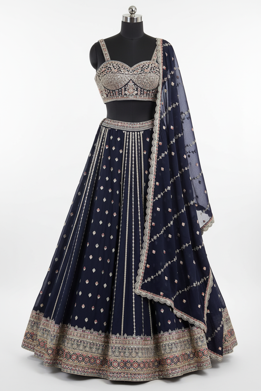 Rashmika Embroidered Lehenga