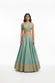 Sage Green Lehenga Set