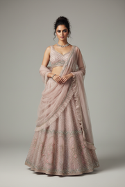 Blush Sequin Lehenga Set