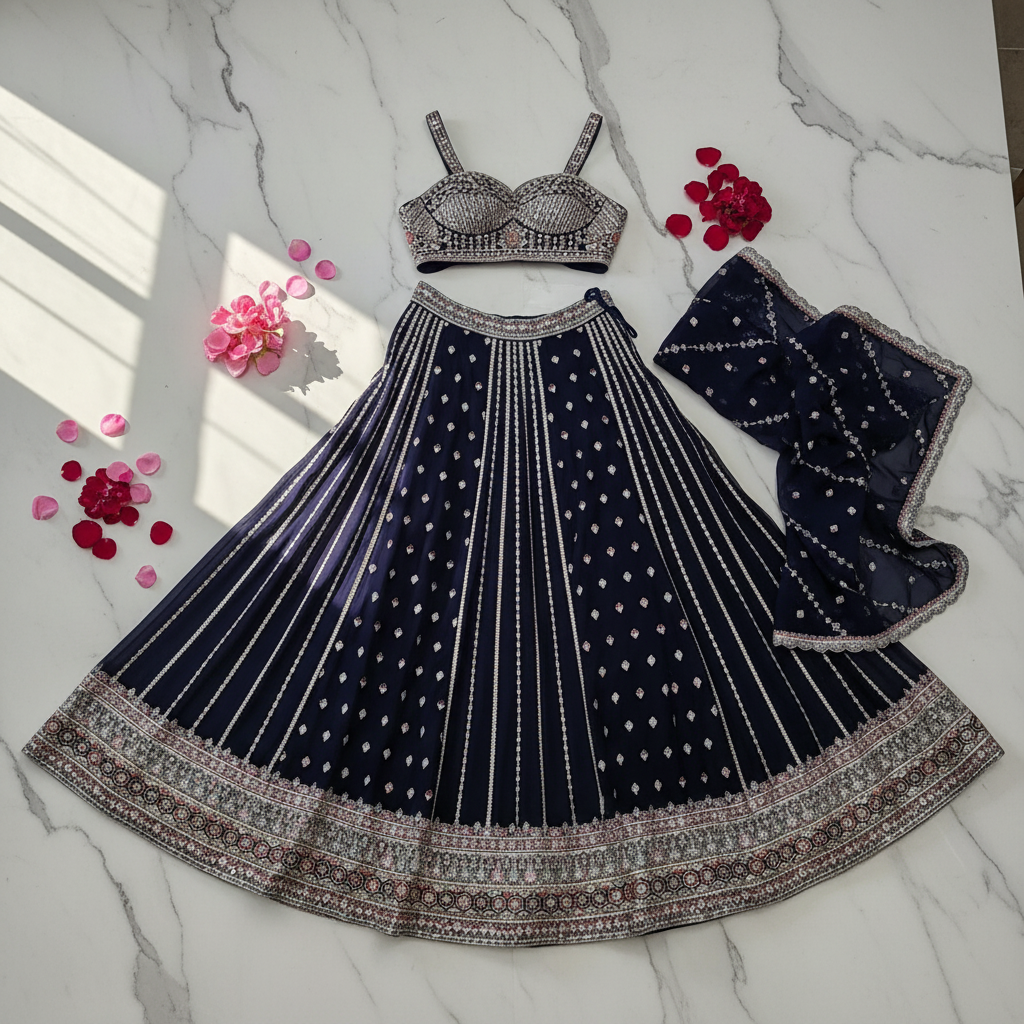 Rashmika Embroidered Lehenga