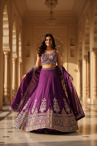Pose 2 - Walking with dupatta veil