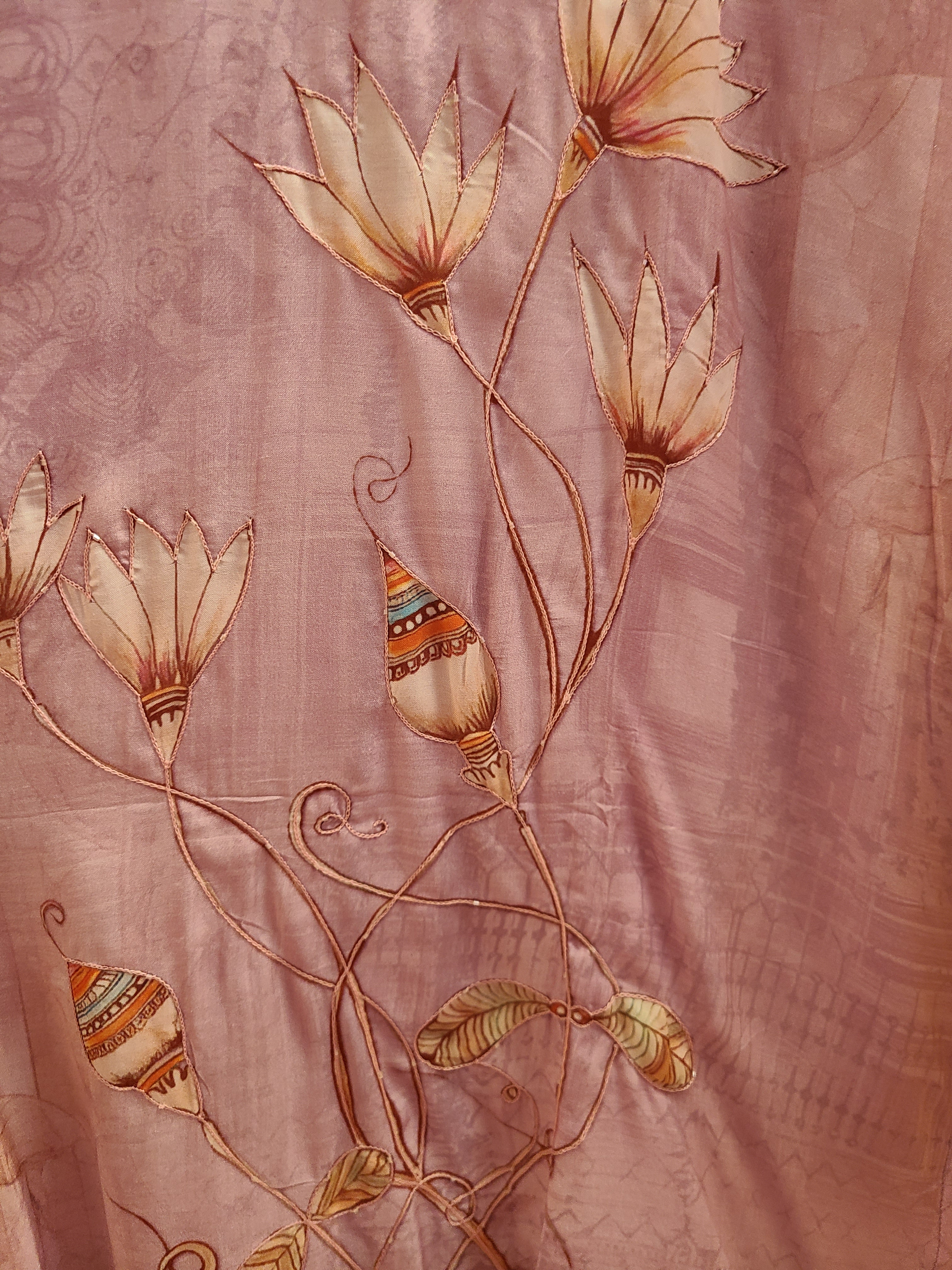 Soft Pink Embroidered Salwar Suit with Sheer Dupatta