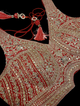 Radiant Red Lehenga Choli Set