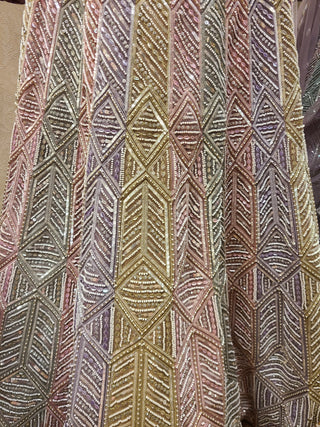 Silver Grey Embroidered Lehenga Set