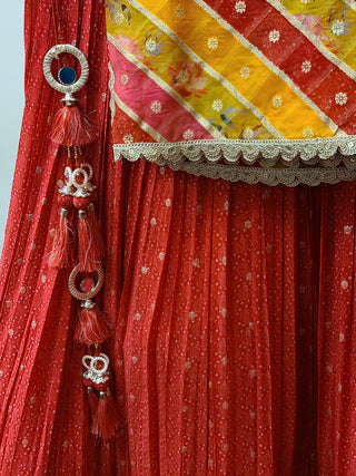 Radiant Red Lehenga Choli Set