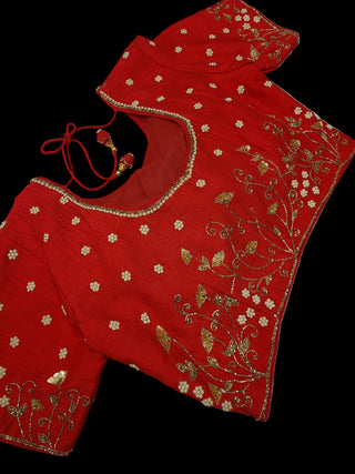 Bright Red Lehenga Set