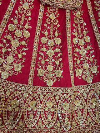 Vibrant Pink Sequin Lehenga Set