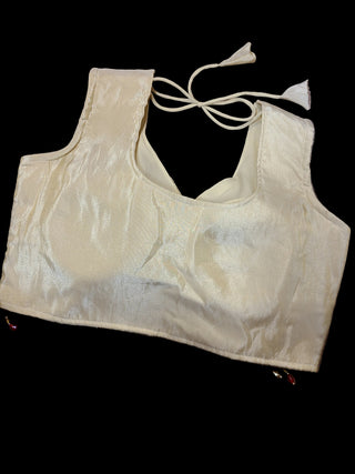 Cream Floral Lehenga