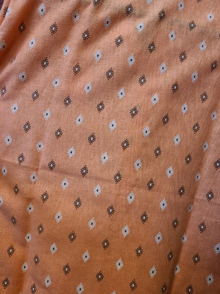 Saffron Butti Print Kurta