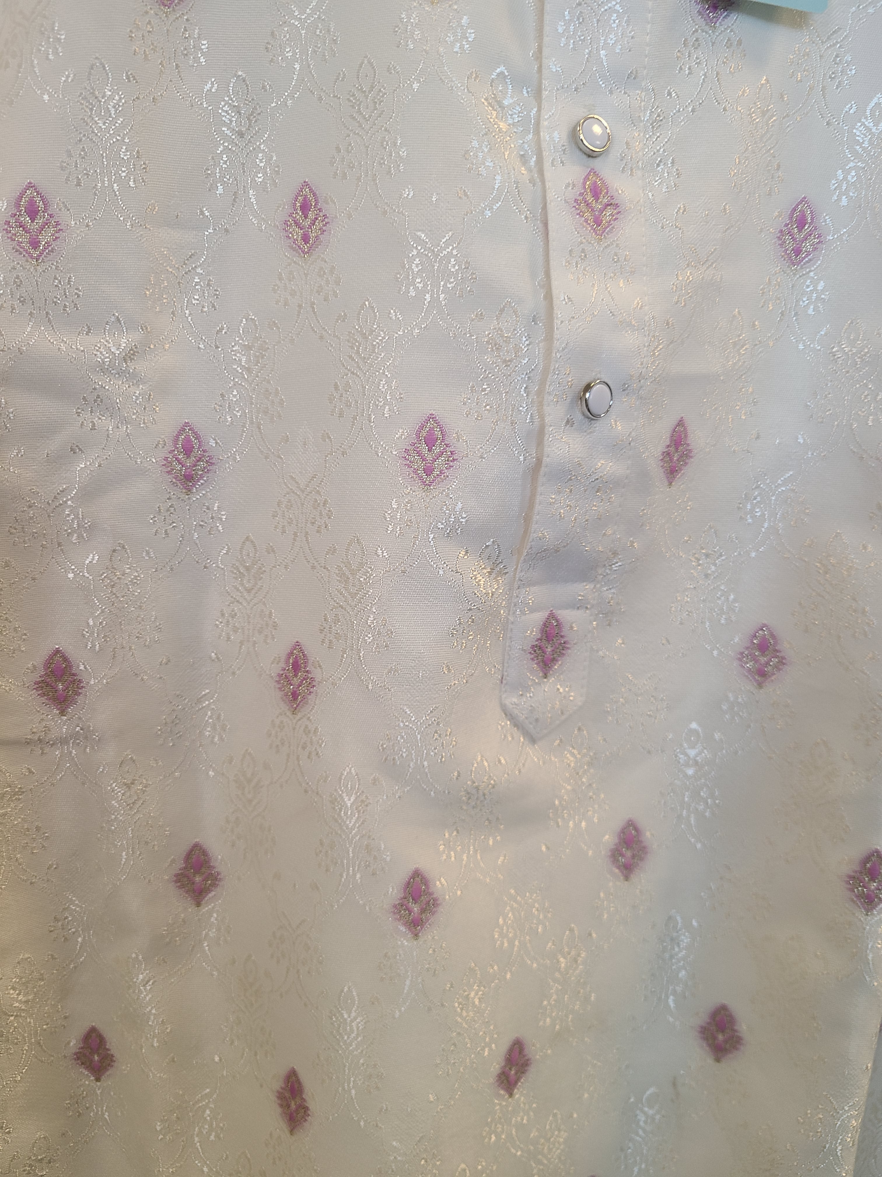White Embroidered Kurta Set