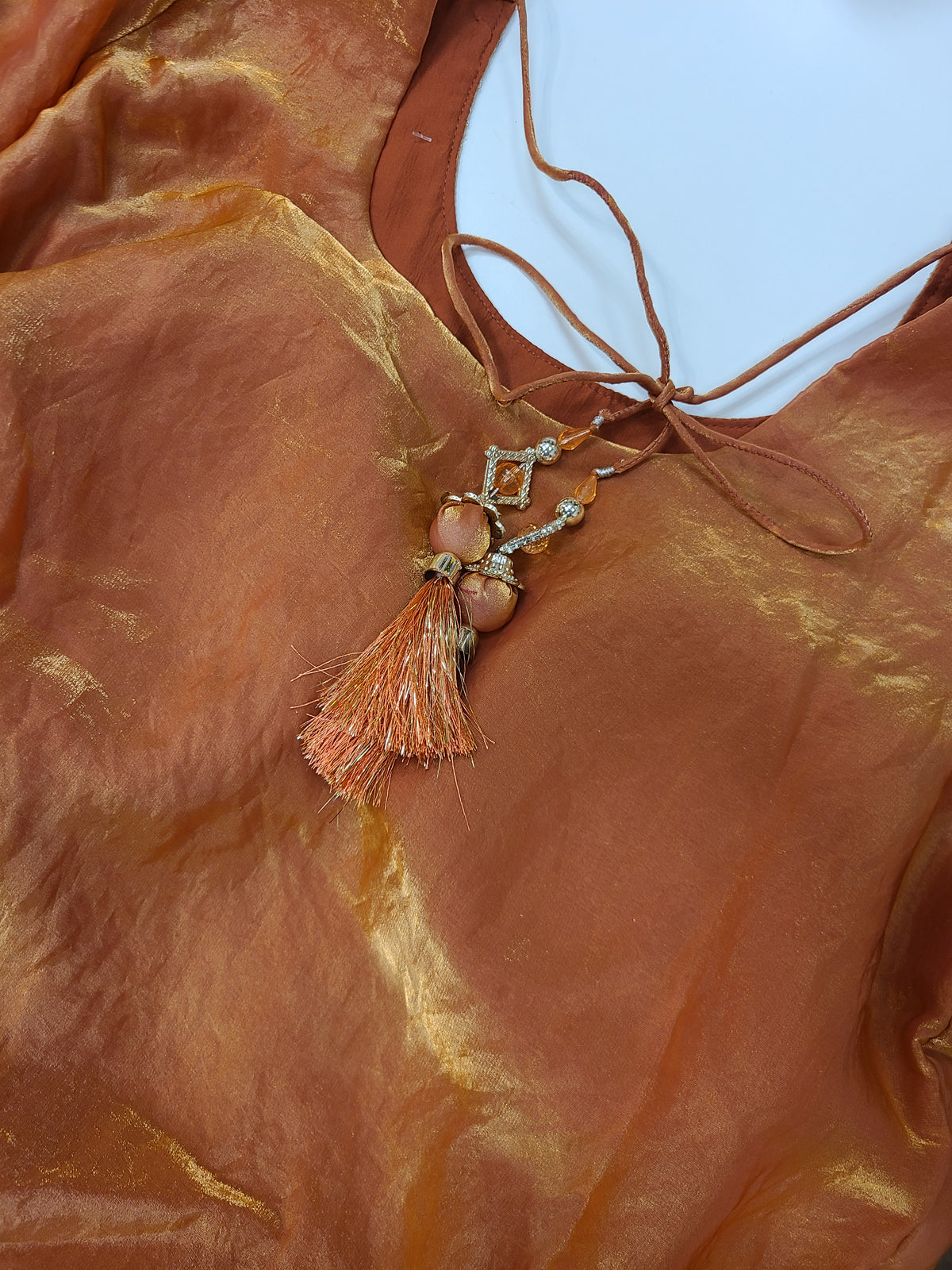 Amber Gold Embellished Lehenga