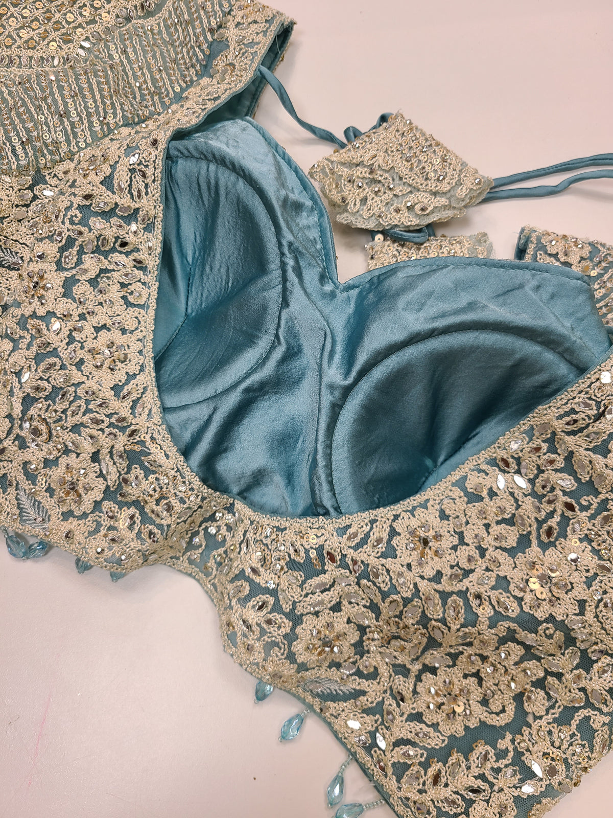 Sage Gold Lehenga Set