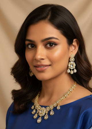 Statement CZ Necklace Set