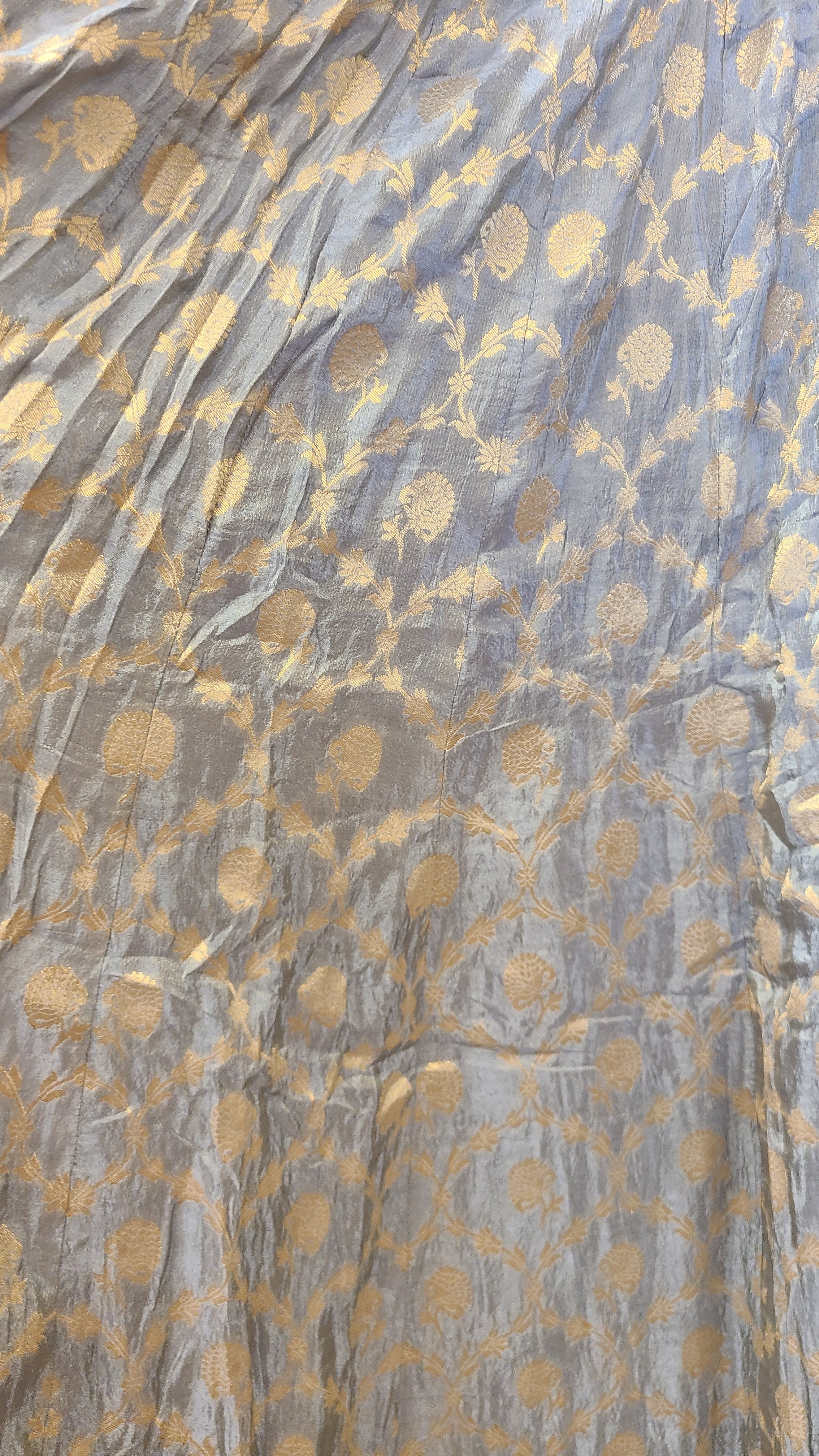 Grey Banarasi Lehenga