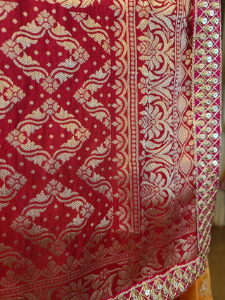 Bright Red Lehenga Set