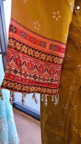 Canary Yellow Haldi Sharara Set