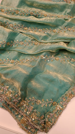 Sea Green Anarkali Gown-Style