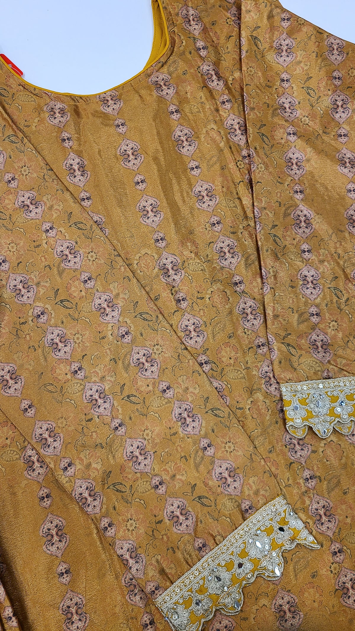 Mustard Paisley Sharara Set
