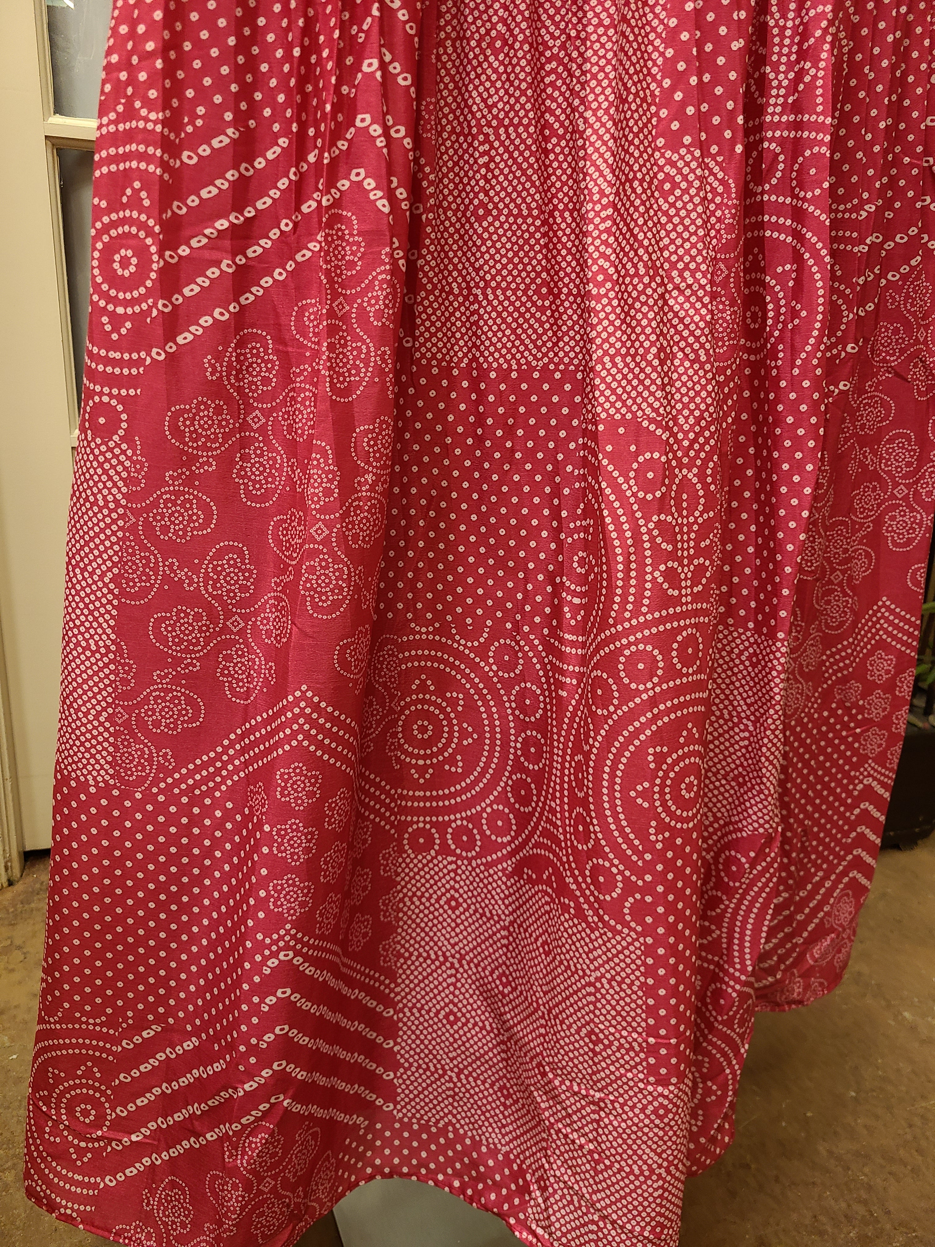 Bright Pink Anarkali-Style