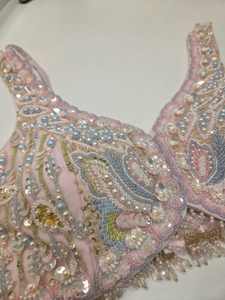 Pastel Ombre Ruffle Lehenga Set