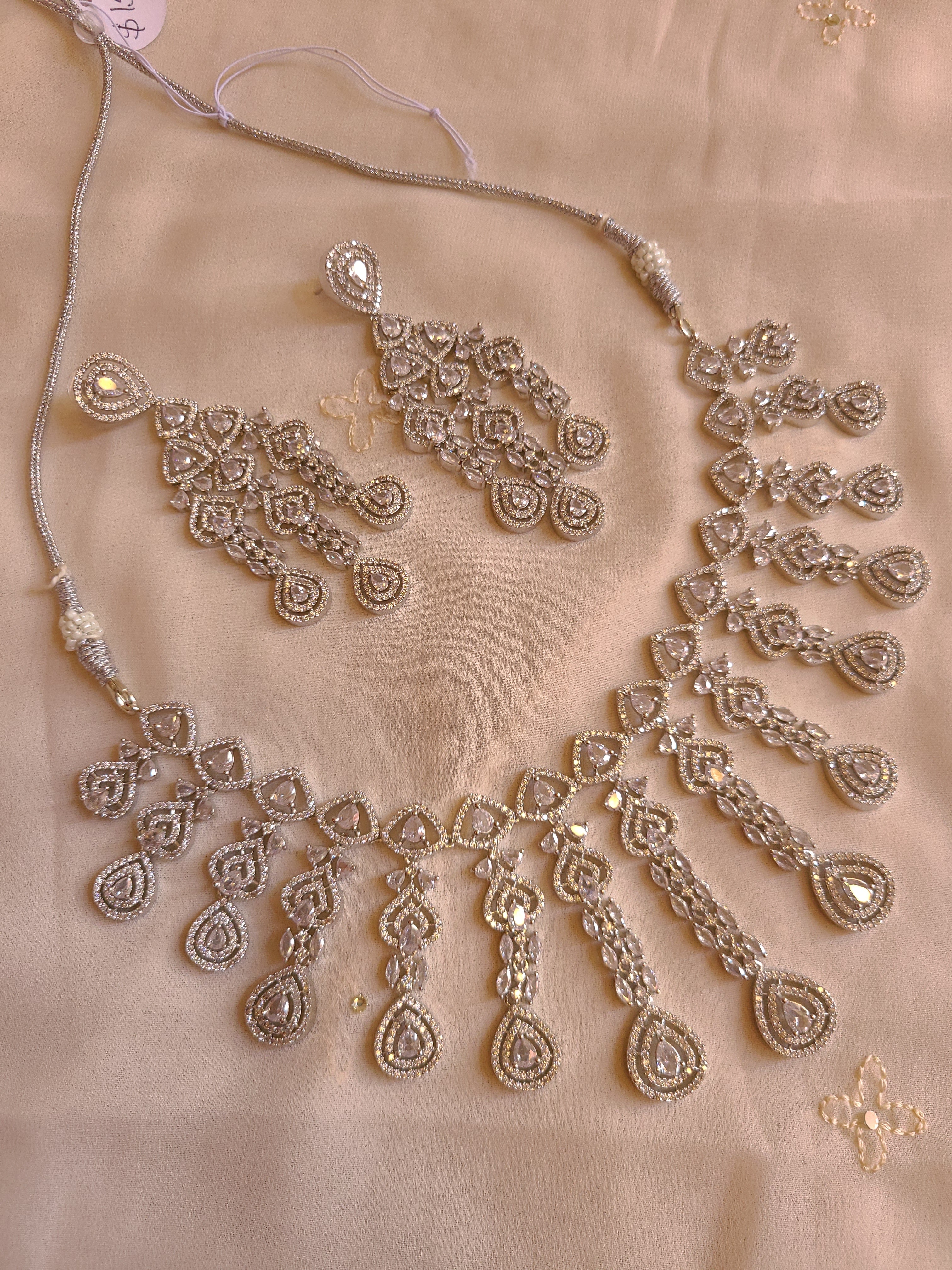 Statement CZ Necklace Set