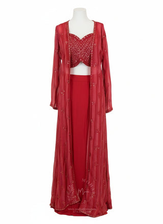 Red Lehenga Set