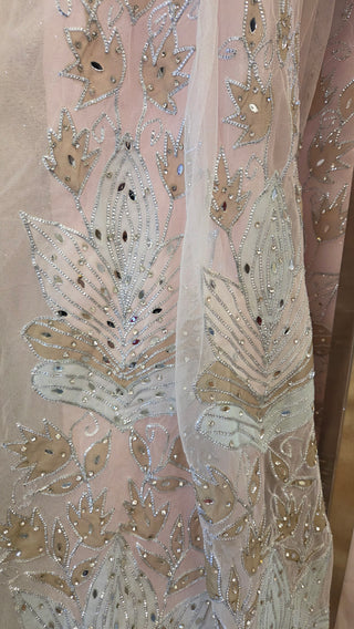 Blush Pink Embroidered Lehenga