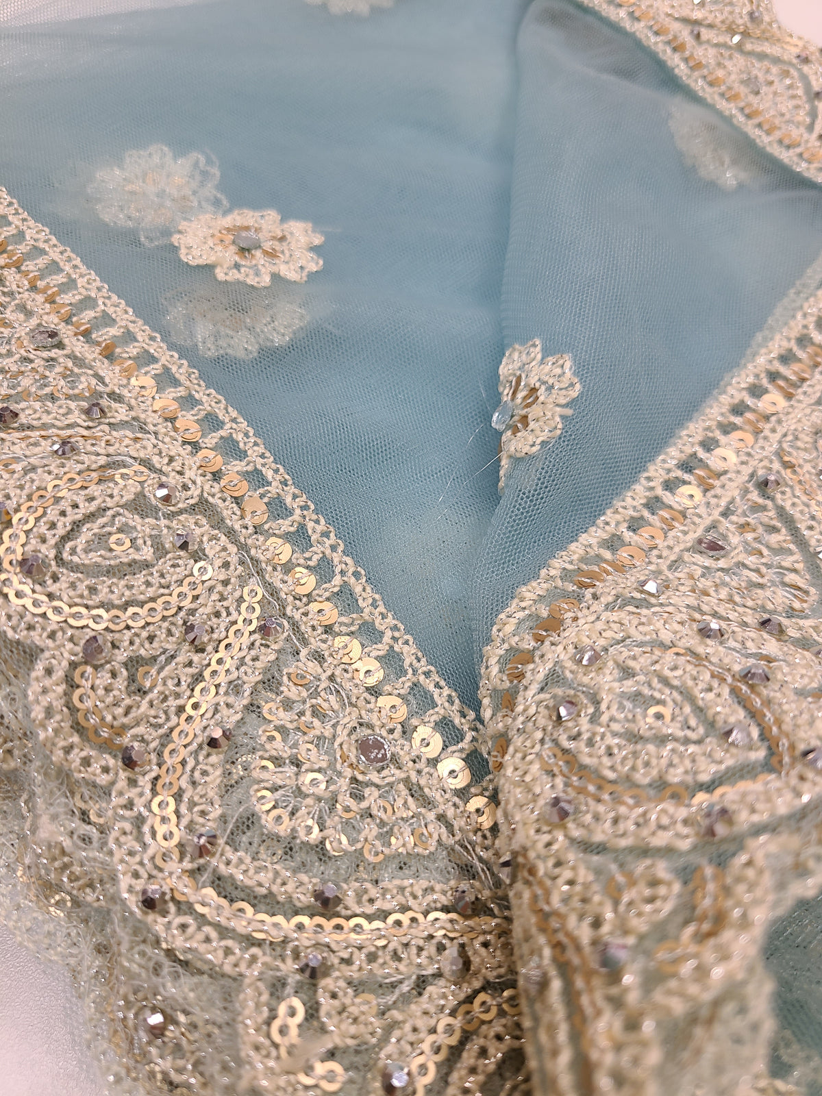 Sage Gold Lehenga Set