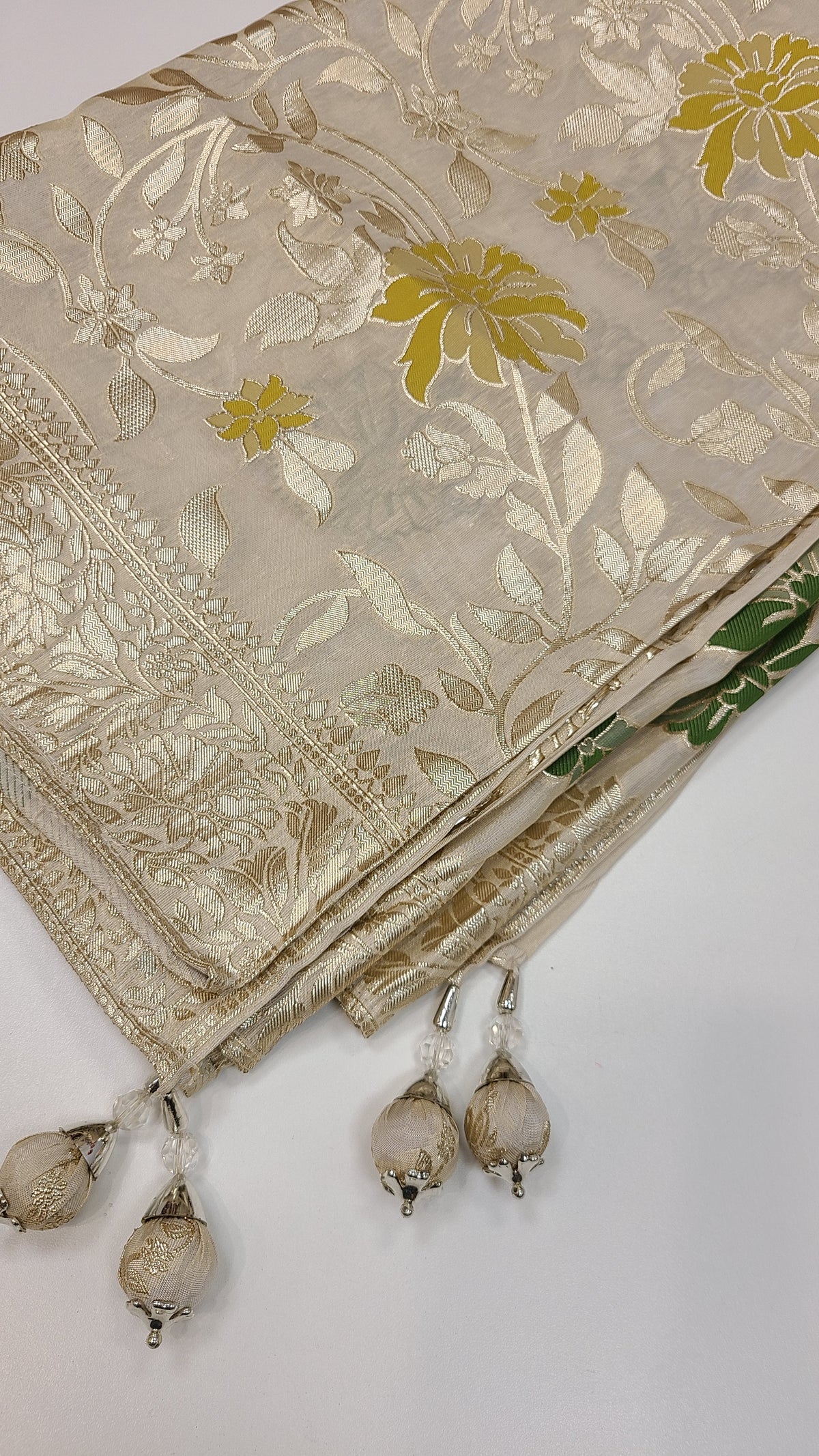 Ivory Floral Embroidered Set
