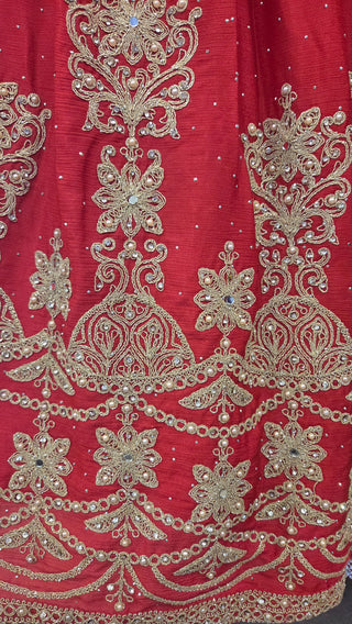 Pink & Gold Embroidered Lehenga