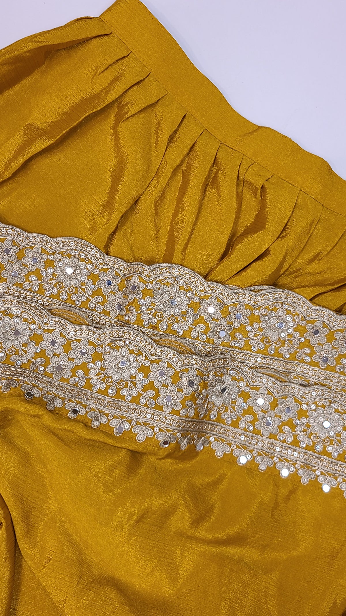 Mustard Paisley Sharara Set