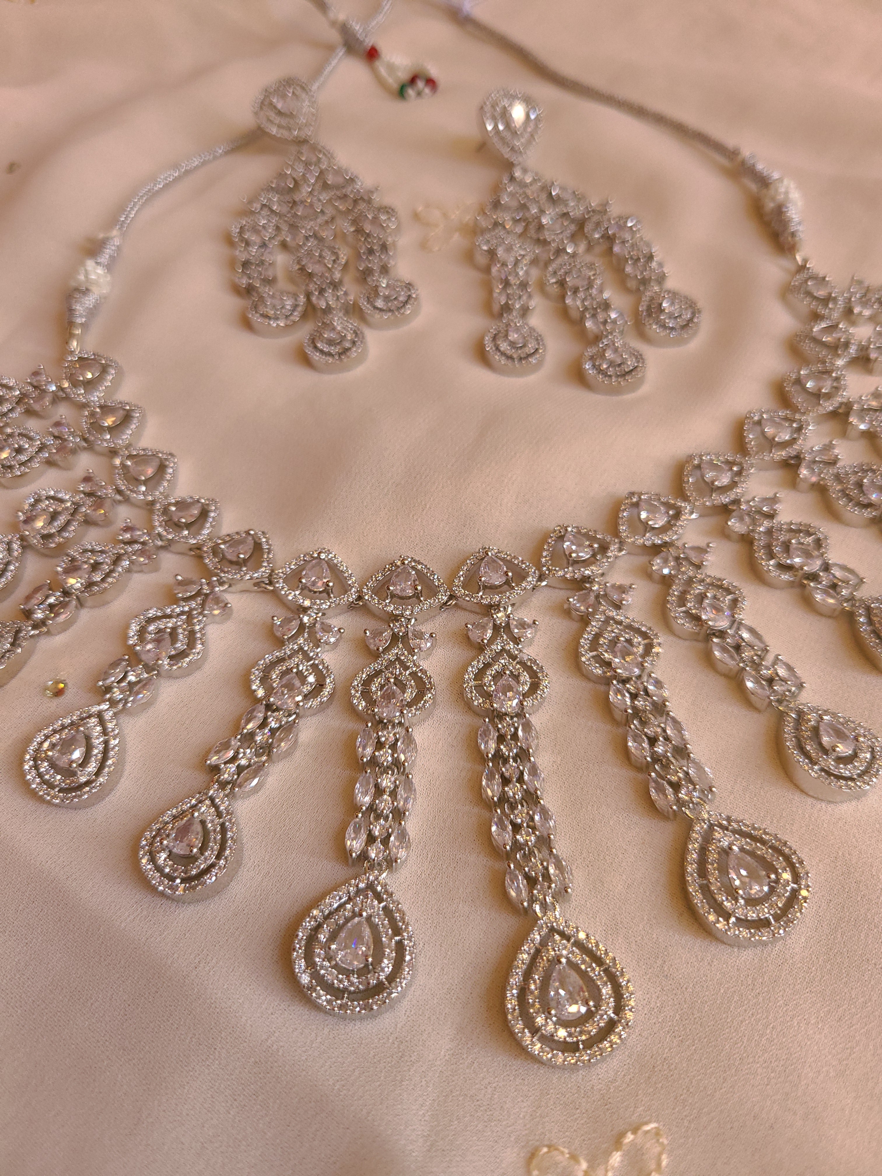 Statement CZ Necklace Set