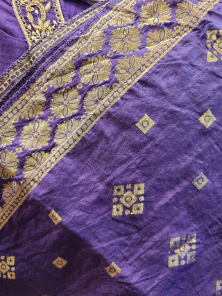 Royal Blue Embellished Salwar Suit with Dupatta