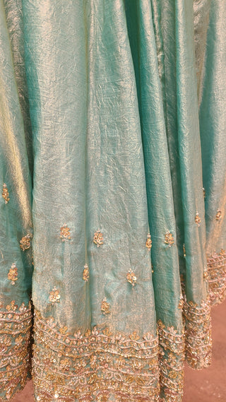 Sea Green Anarkali Gown-Style