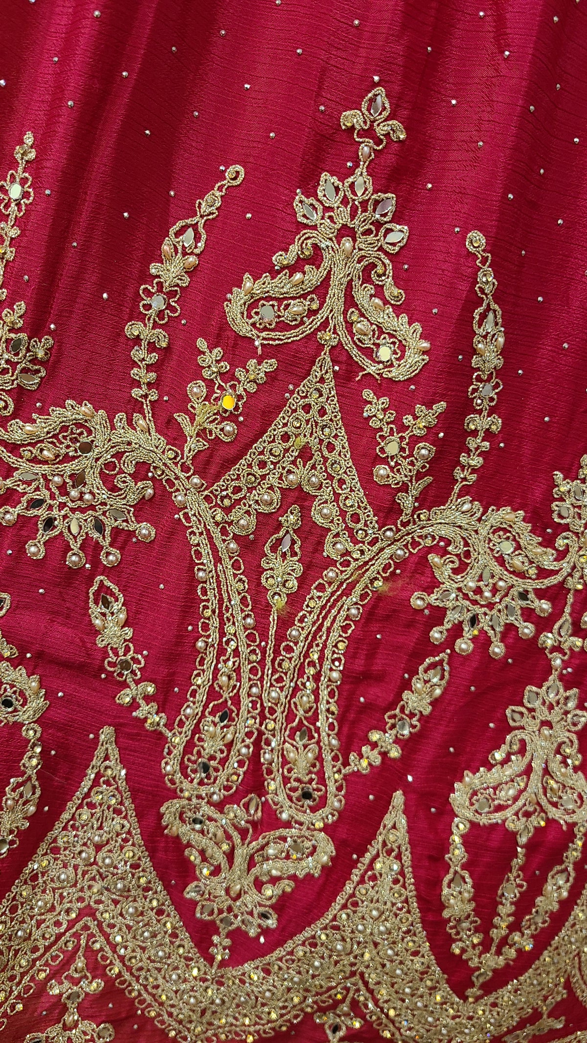 Pink Embroidered Lehenga Set