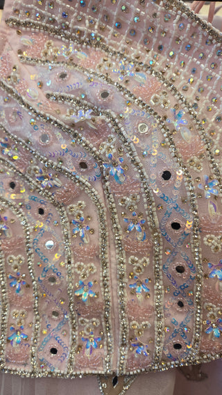 Blush Pink Embroidered Lehenga
